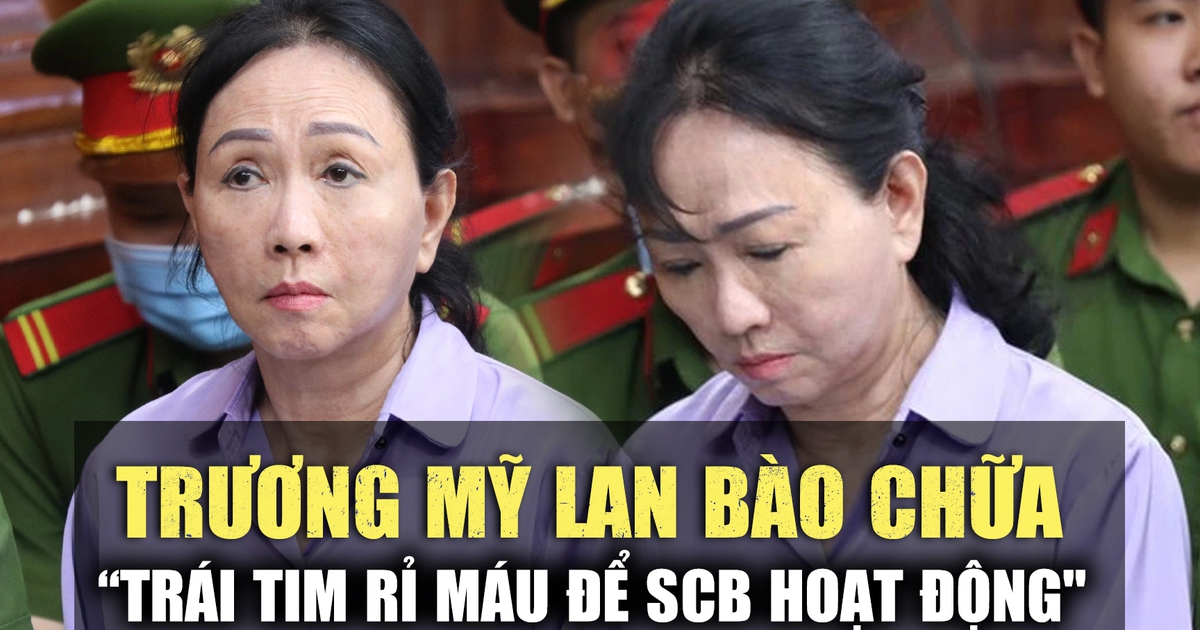 Bị cáo Trương Mỹ Lan bào chữa: 'Trái tim rỉ máu để SCB hoạt động'