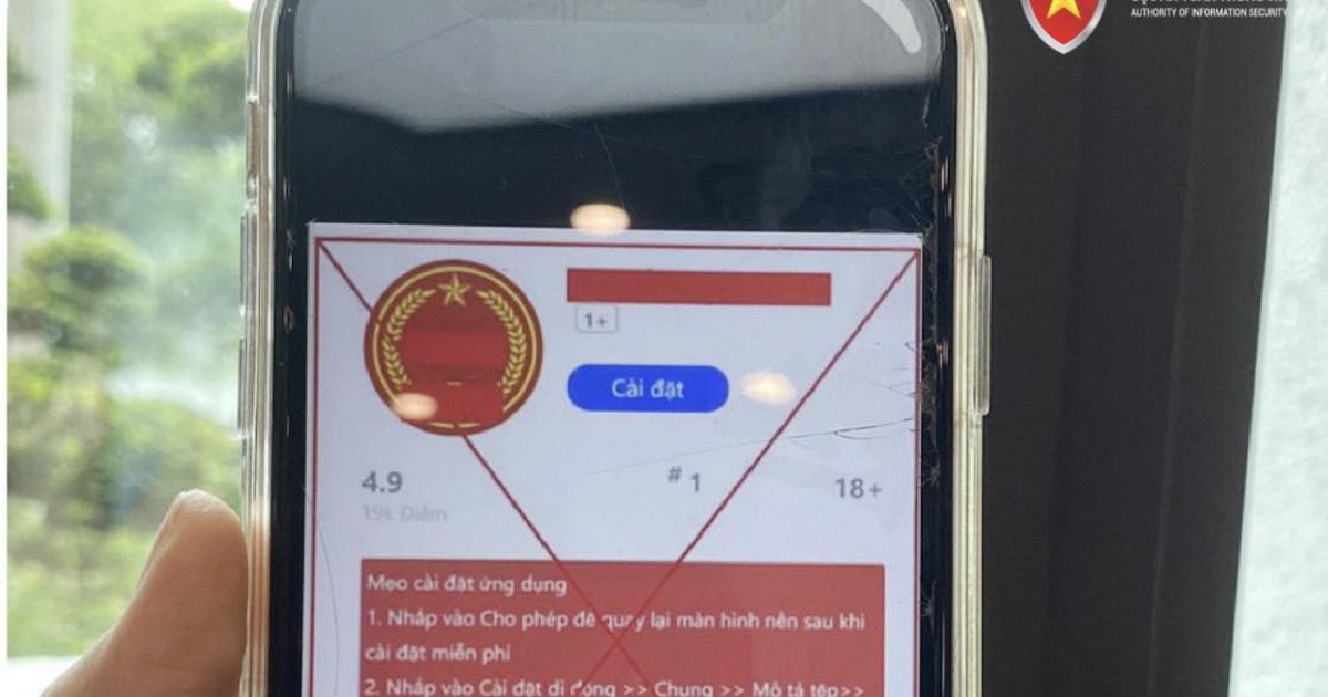 Cài phần mềm dịch vụ công giả mạo, coi chừng bị mất tiền trong tài khoản