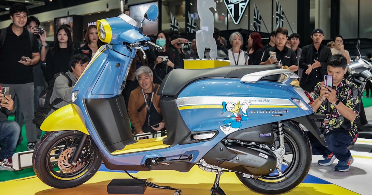 Honda Giorno+ có phiên bản đặc biệt Donald Duck, sản xuất giới hạn 2.