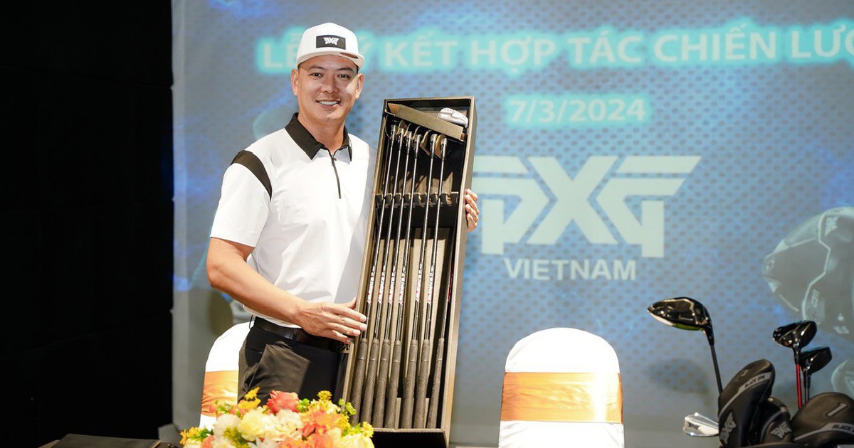'Nam thần' Bình Minh tiến bước làng golf, thành đại sứ thương hiệu của PXG