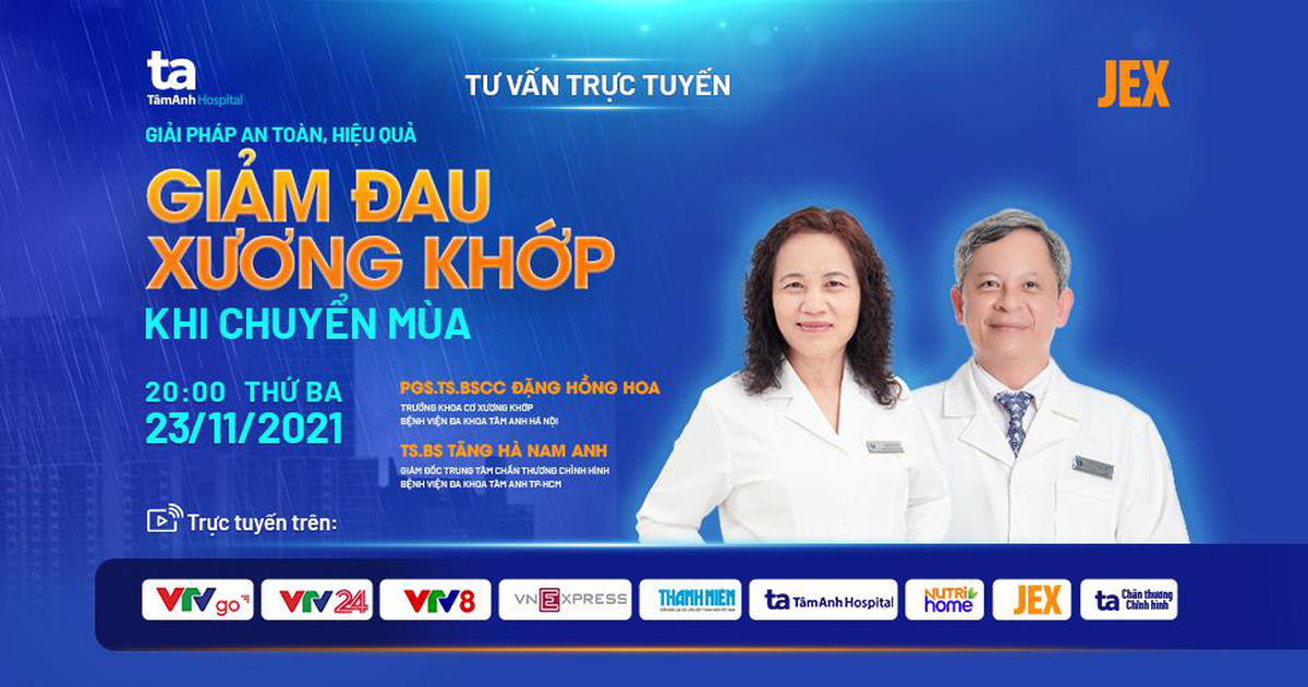 Giải pháp an toàn, hiệu quả giúp giảm đau xương khớp khi chuyển mùa