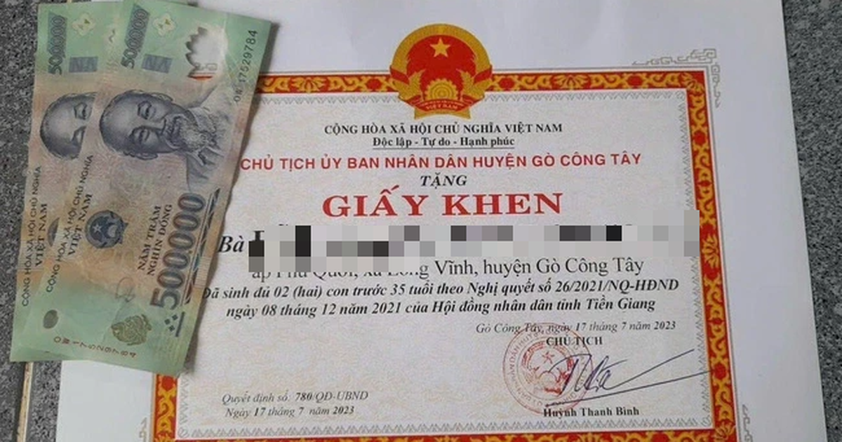 21 tỉnh, thành thưởng tiền nếu sinh đủ 2 con trước 35 tuổi