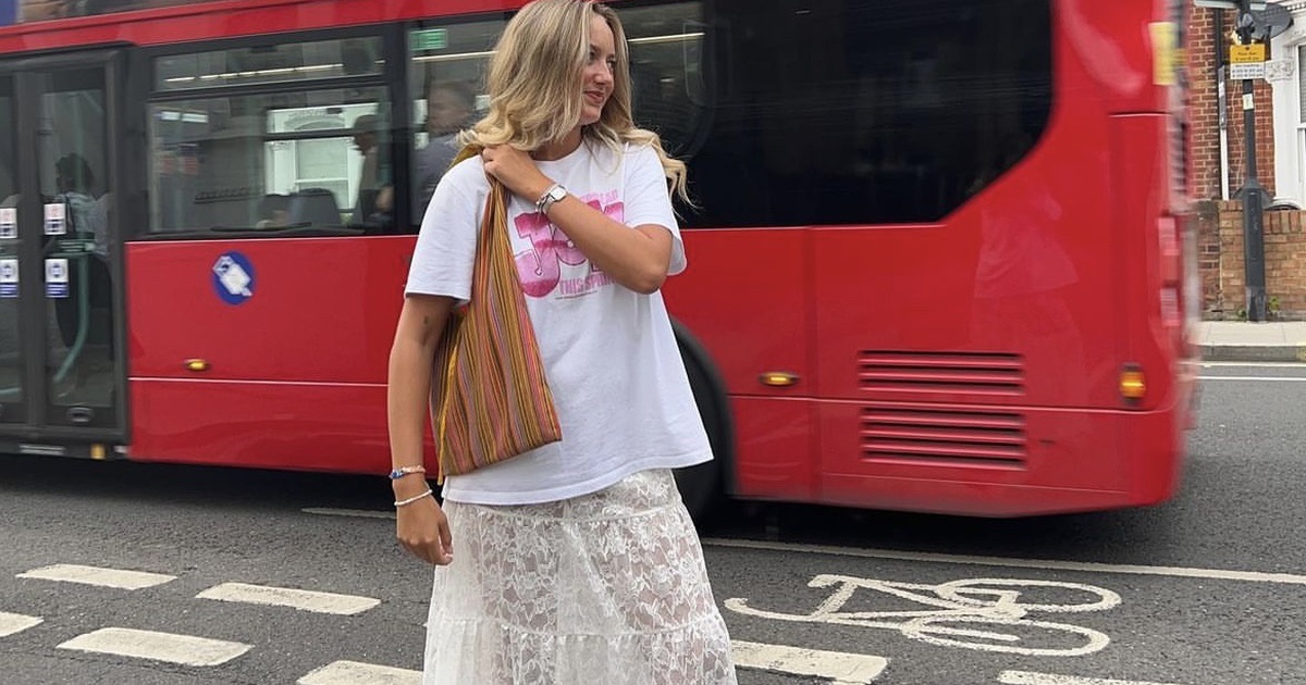 Chân váy ren, làn gió gợi cảm trong các bản phối thời trang của hội sành mặc