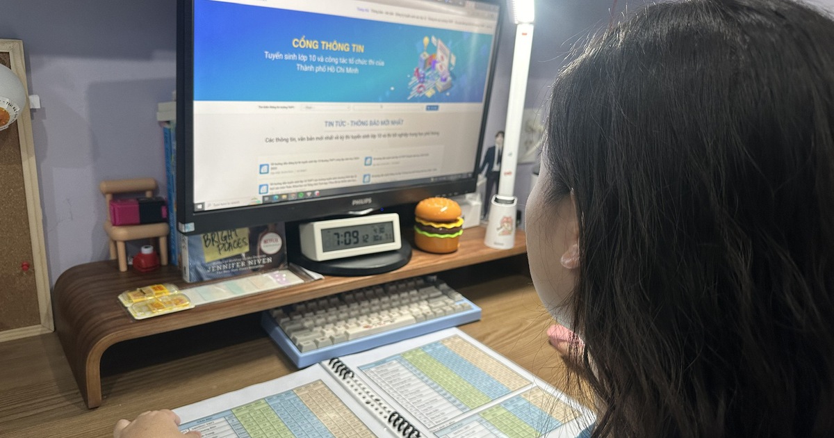 Xem tỷ lệ chọi lớp 10 từng trường THPT (TP.HCM) tại đây trước khi điều chỉnh nguyện vọng