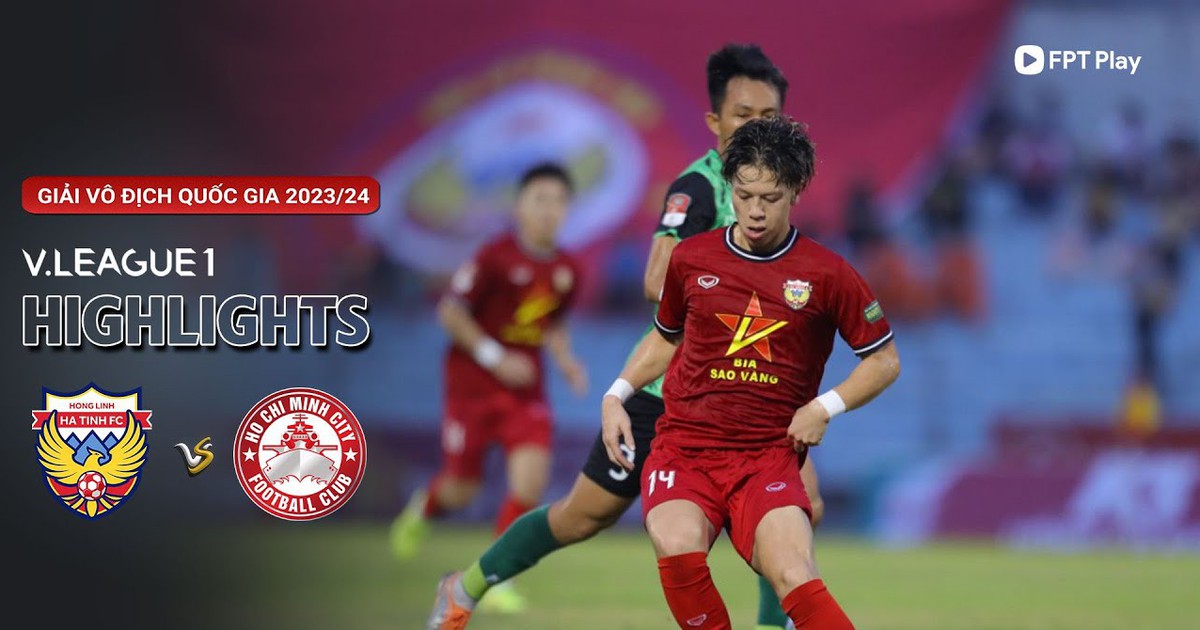 Highlight CLB Hồng Lĩnh Hà Tĩnh 2-1 CLB TP.HCM | Vòng 19 V-League 2023-2024