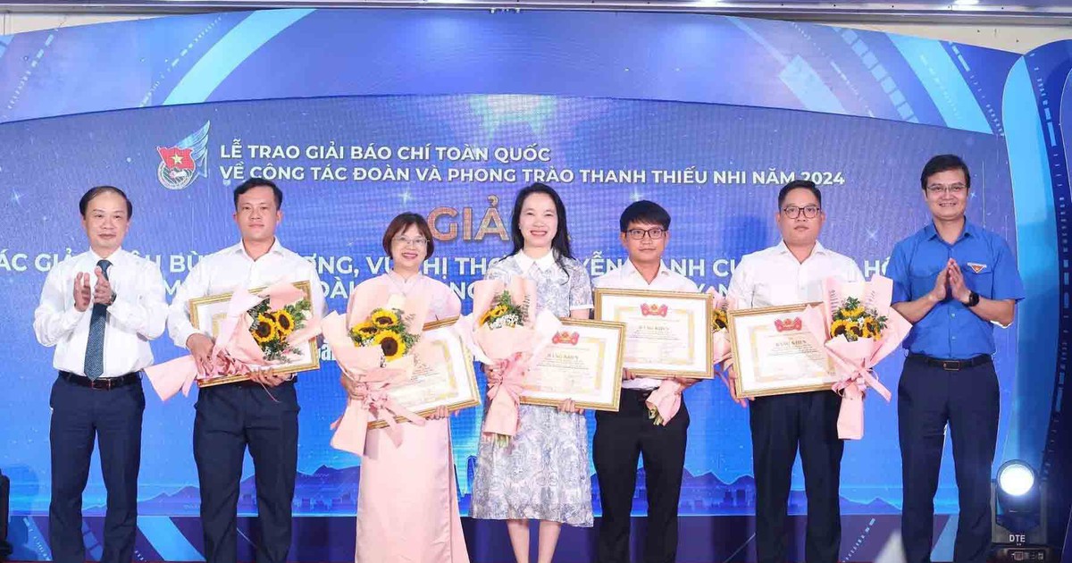 Báo Thanh Niên đoạt giải A giải báo chí toàn quốc về công tác Đoàn