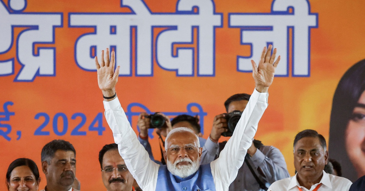 Liên minh của Thủ tướng Narendra Modi được dự phóng thắng lớn trong bầu cử Ấn Độ