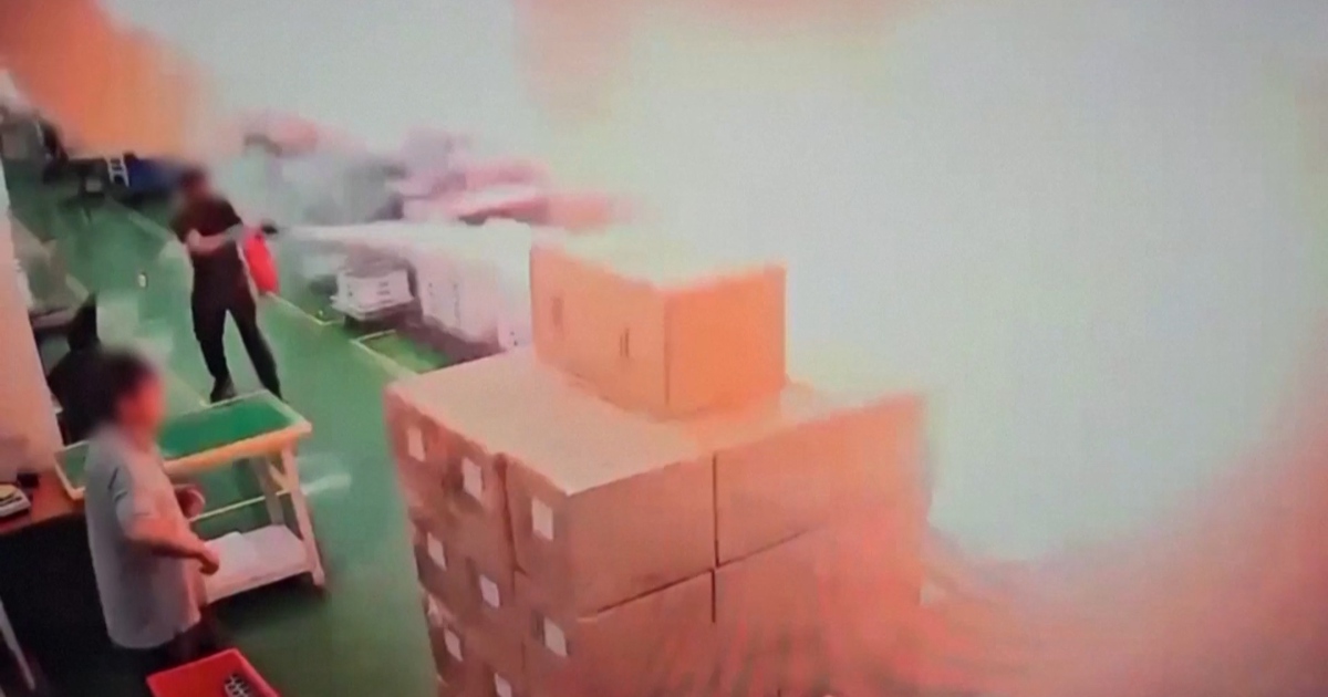 Hé lộ hình ảnh điểm khởi phát đám cháy làm 23 người chết ở xưởng pin Hàn Quốc