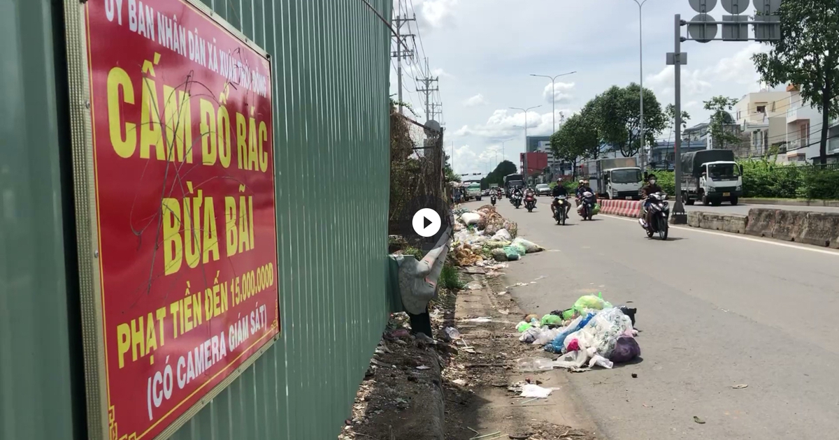 TP.HCM: Sự bất lực của bảng 'cấm đổ rác' trên QL 22