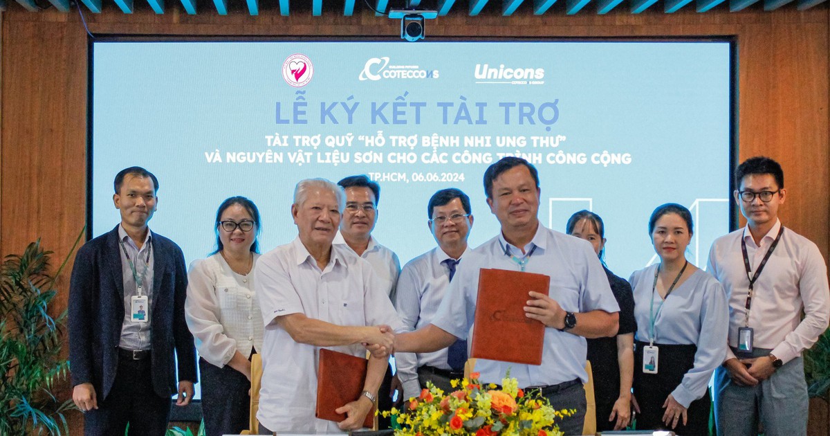 Coteccons cam kết hỗ trợ bệnh nhi ung thư, làm mới các công trình công cộng