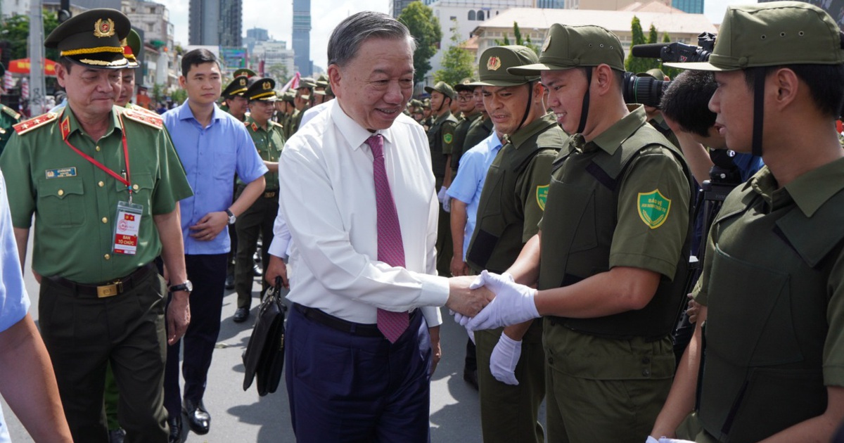 Chủ tịch nước Tô Lâm: Lực lượng ANTT ở cơ sở là cánh tay nối dài của Công an nhân dân