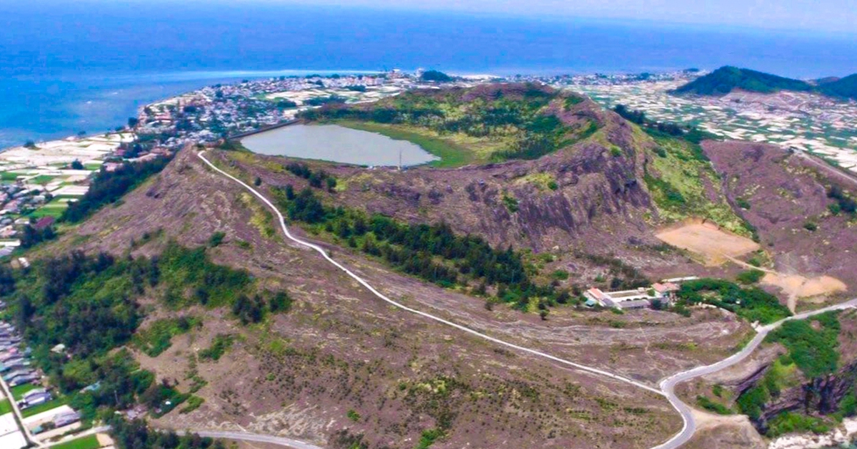 Đề xuất nâng cấp hồ chứa nước trên miệng núi lửa ở đảo Lý Sơn