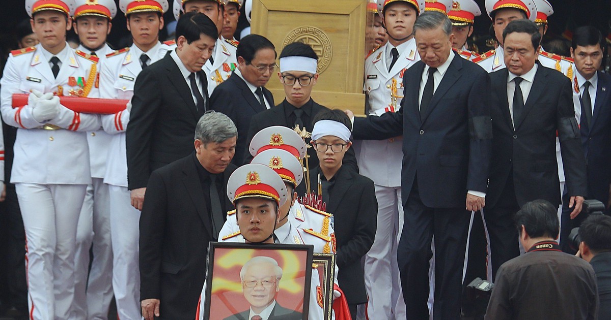 Lời cảm ơn của Ban Lễ tang Nhà nước và gia đình Tổng Bí thư Nguyễn Phú Trọng