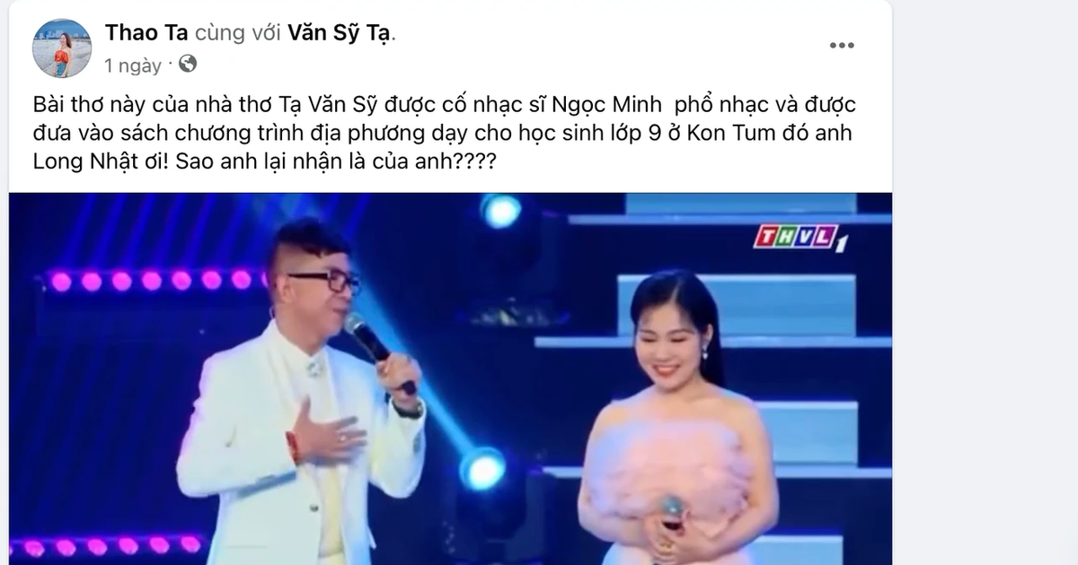 Ca sĩ Long Nhật vi phạm bản quyền khi đọc thơ trên sóng truyền hình?