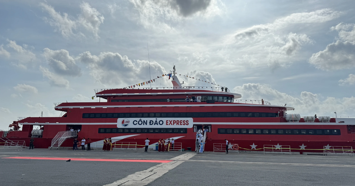 Ngưng chạy tàu cao tốc TP.HCM - Côn Đảo vì 'ế' khách