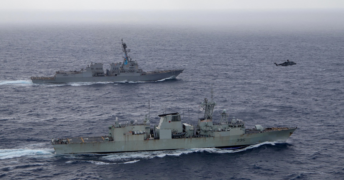 Chiến hạm Canada đi qua eo biển Đài Loan, Trung Quốc chỉ trích
