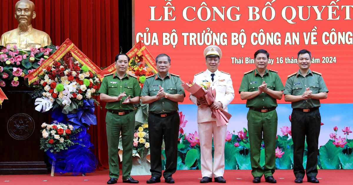 Thái Bình có tân giám đốc công an tỉnh