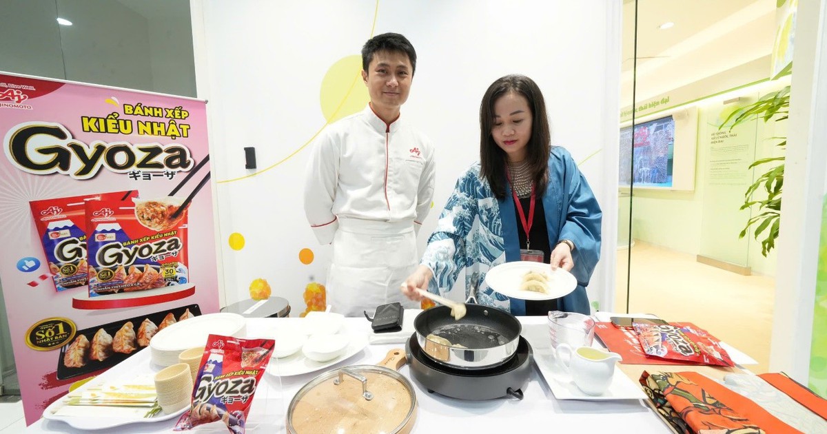 Ajinomoto mang đến bữa ăn dinh dưỡng chỉ 6 phút từ món bánh xếp chuẩn Nhật