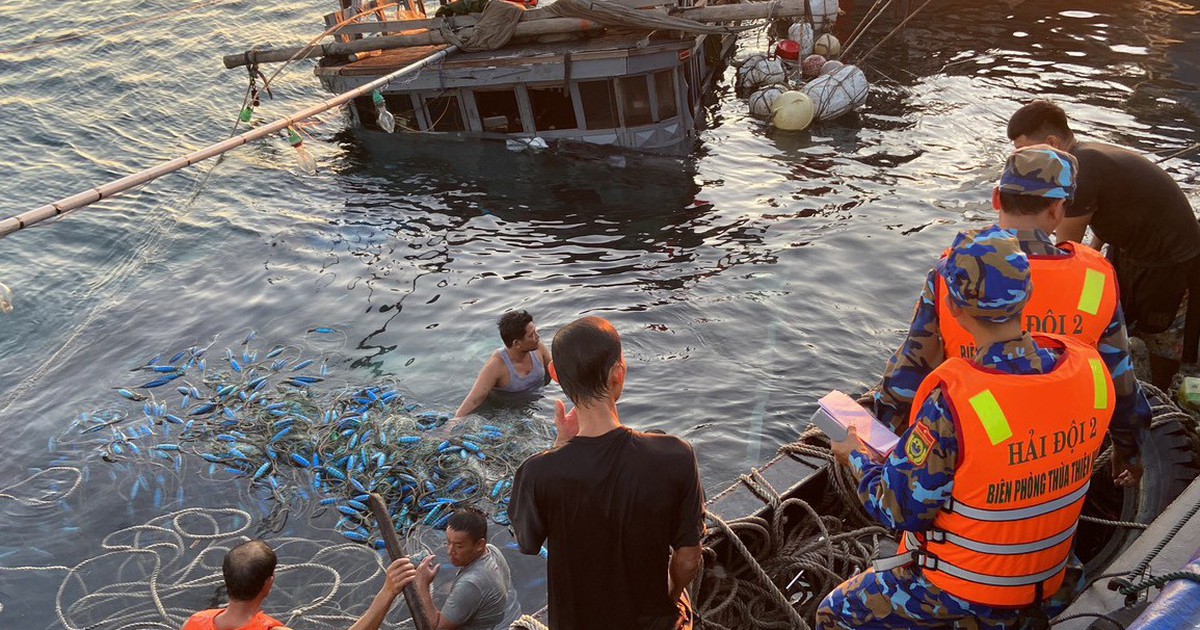 Tàu cá chìm sau va chạm với tàu hàng, 11 ngư dân được cứu