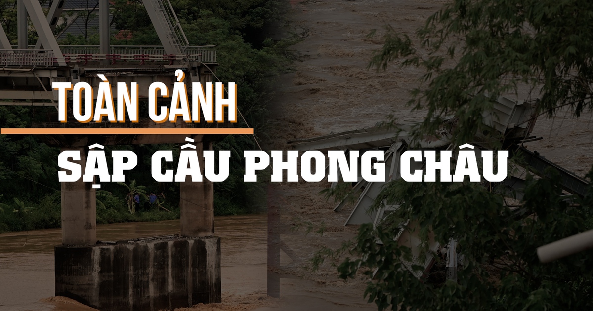 Toàn cảnh vụ sập cầu Phong Châu: Thấp thỏm mong tin 8 nạn nhân mất tích