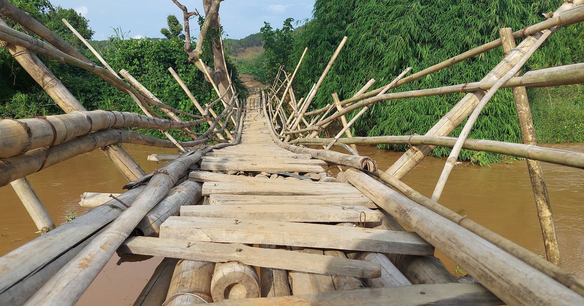 Kon Tum: 29 cây cầu treo xuống cấp, hư hỏng nặng