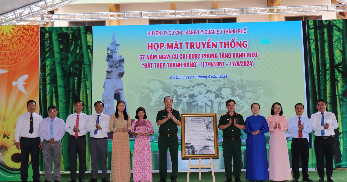 Kỷ niệm 57 năm 'Đất thép thành đồng' Củ Chi