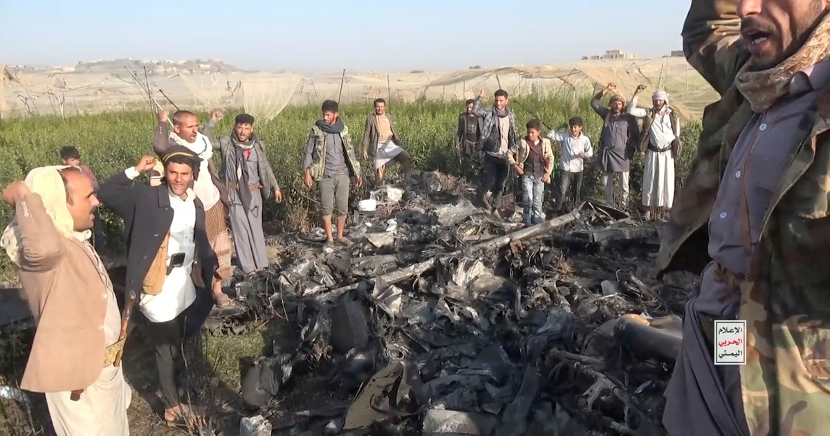 Houthi bắn rơi 2 UAV đắt tiền của Mỹ trong một tuần