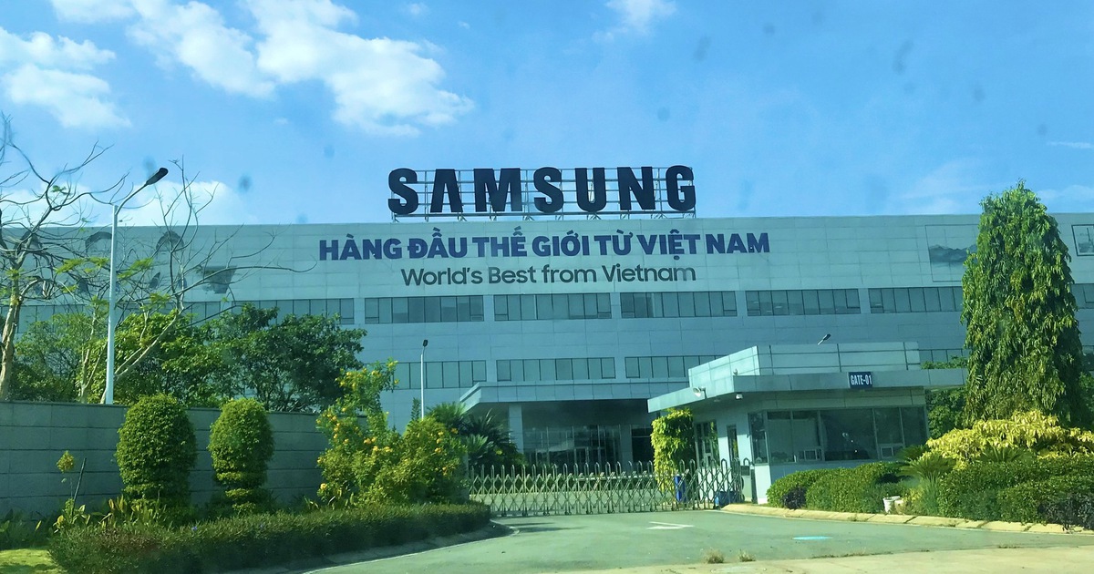 Samsung sắp mở thêm nhà máy 1,8 tỉ USD tại Việt Nam