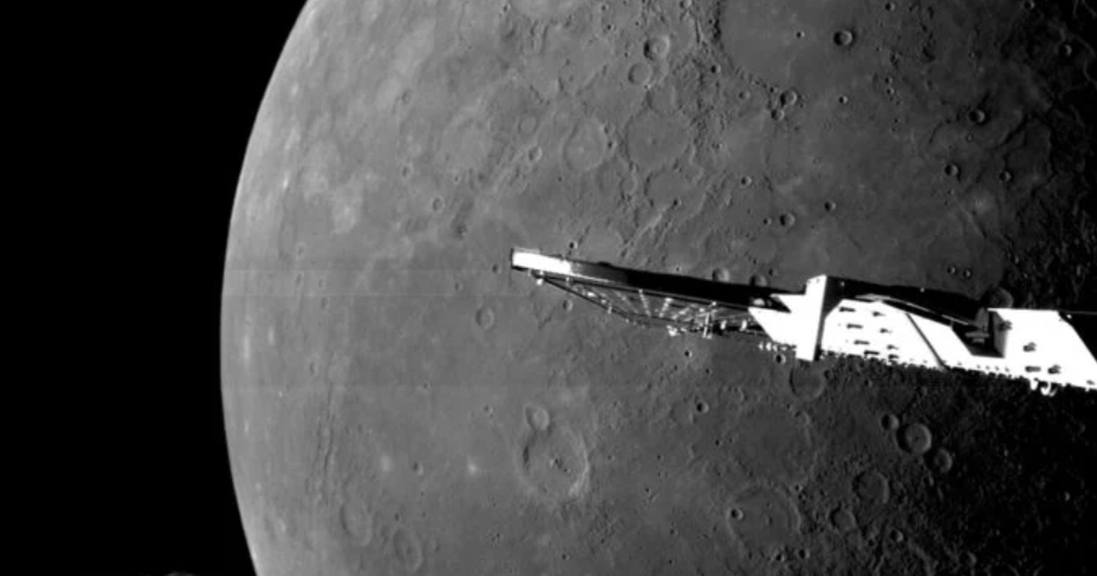 Close-up of Mercury’s eternal day and night boundary