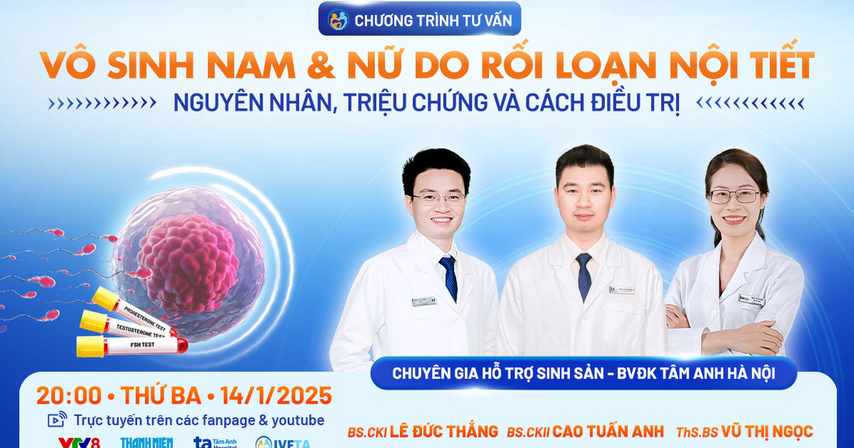 Rối loạn nội tiết: Thủ phạm gây vô sinh phổ biến - Hướng dẫn tư vấn sức khỏe