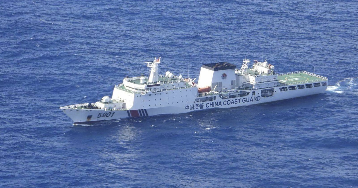 Philippines accuses China of sending ‘monster’ ships to the East Sea