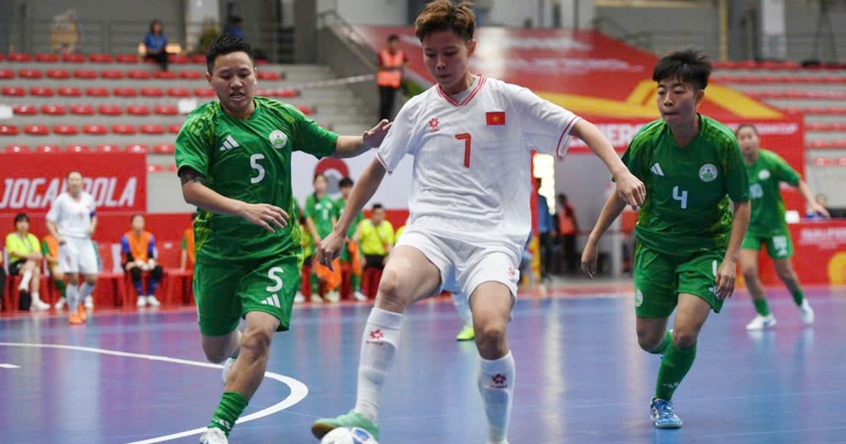 The Vietnamese women’s futsal team soon entered the Asian finals