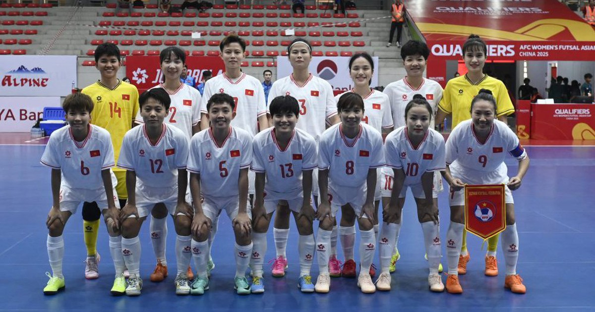 Vietnam – Taiwan women’s futsal team match schedule: Determined to win first place