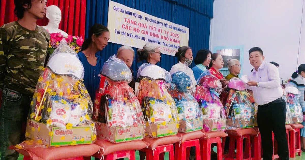 Cục An ninh nội địa, Bộ Công an thăm hỏi, tặng quà tết người nghèo