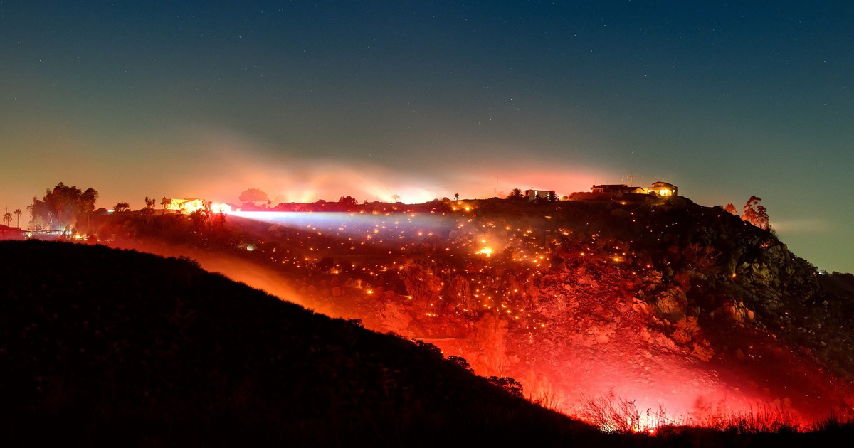 More new forest fires amid strong winds in California