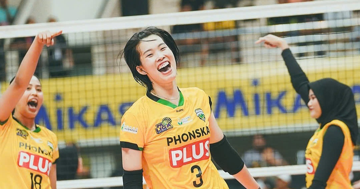 ‘Swallow Wing’ Thanh Thuy cannot create ‘spring’ for the Indonesian volleyball club