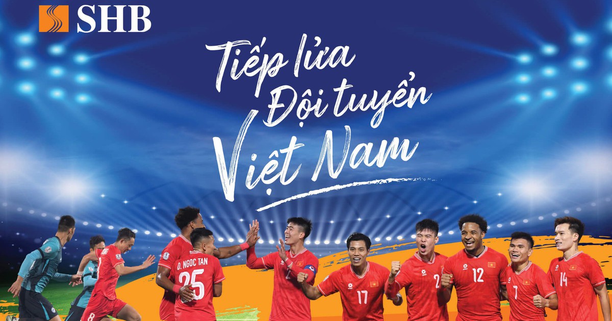 SHB chartered a plane to take fans to Thailand to fuel the Vietnamese team