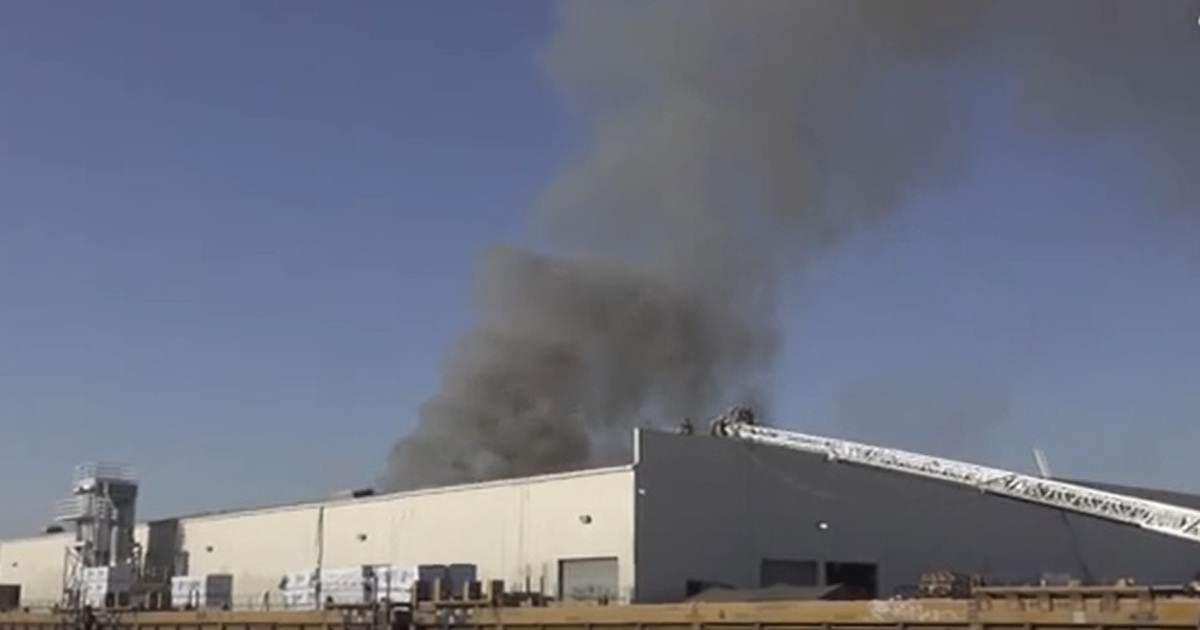 The plane crashed into a building where more than 100 people worked in Orange County, USA