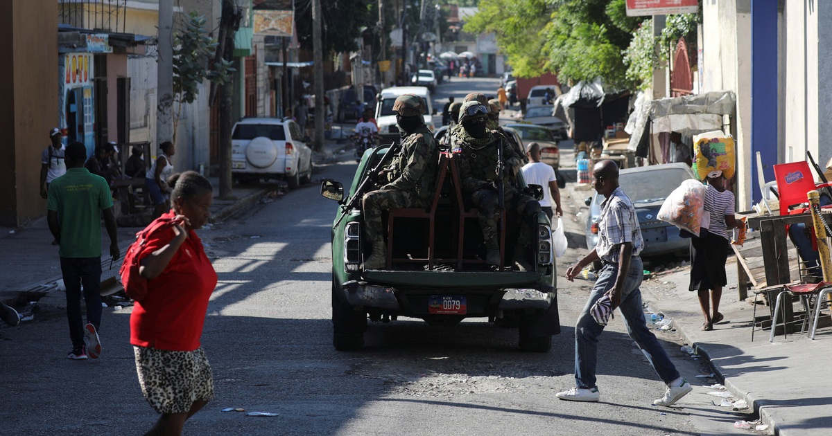 Troops from other countries came to Haiti to help fight gangs