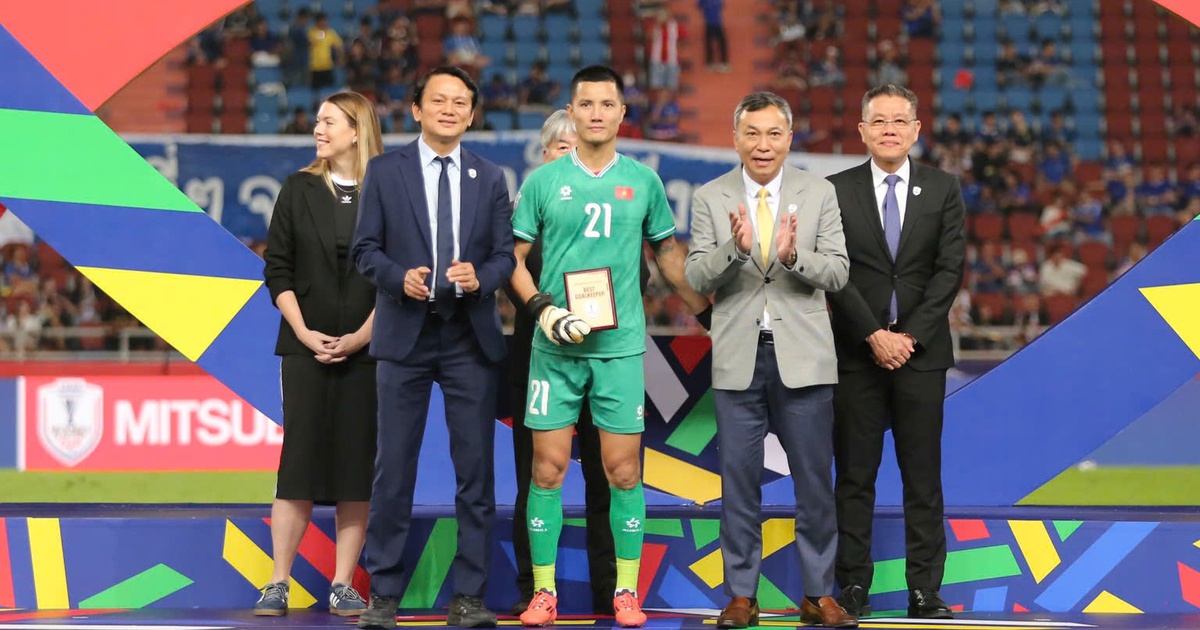 Goalkeeper Dinh Trieu was emotional: ‘Never in my wildest dreams did I think this day would come…’