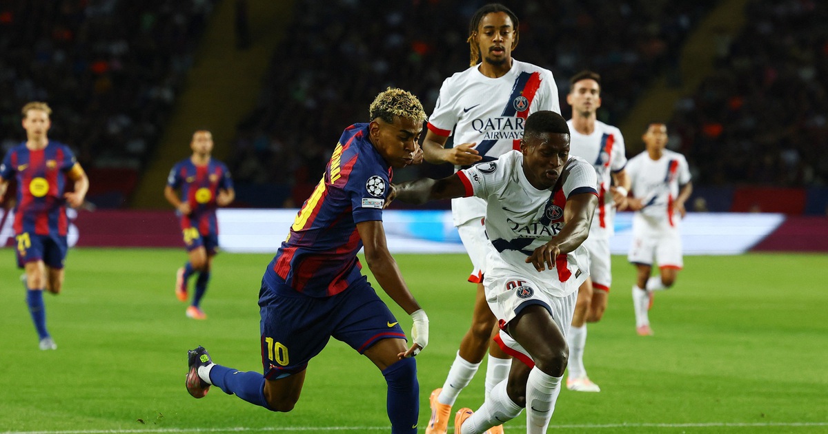 Barca thua ngược đau đớn PSG đúng phút 90: Yamal ‘hết phép’, De Jong may mắn thoát thẻ đỏ