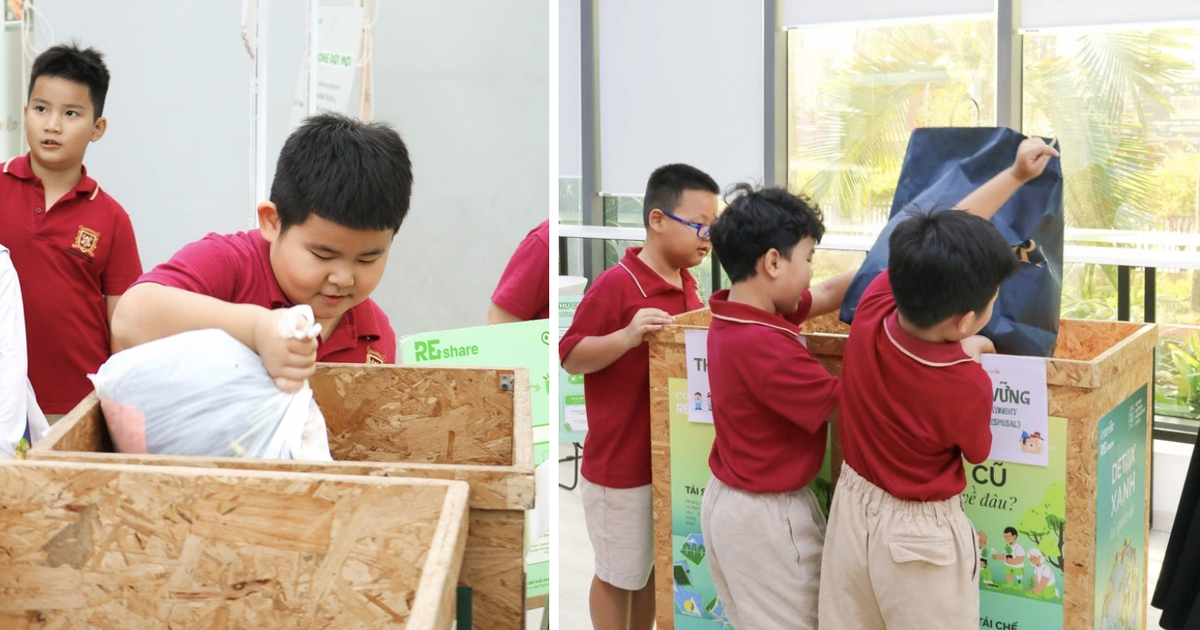 Cả ngàn bộ đồng phục học sinh cũ được thu gom, kéo dài vòng đời