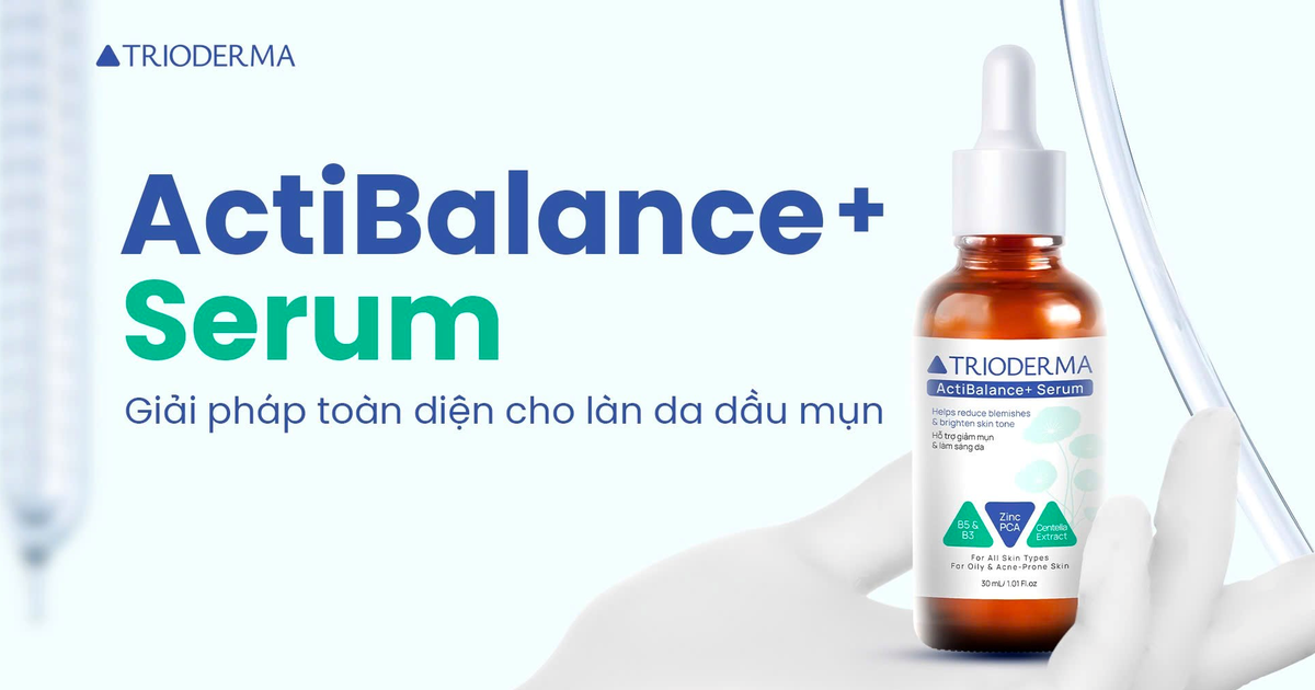 Trioderma ra mắt dòng Serum chăm sóc da dầu, mụn thế hệ mới