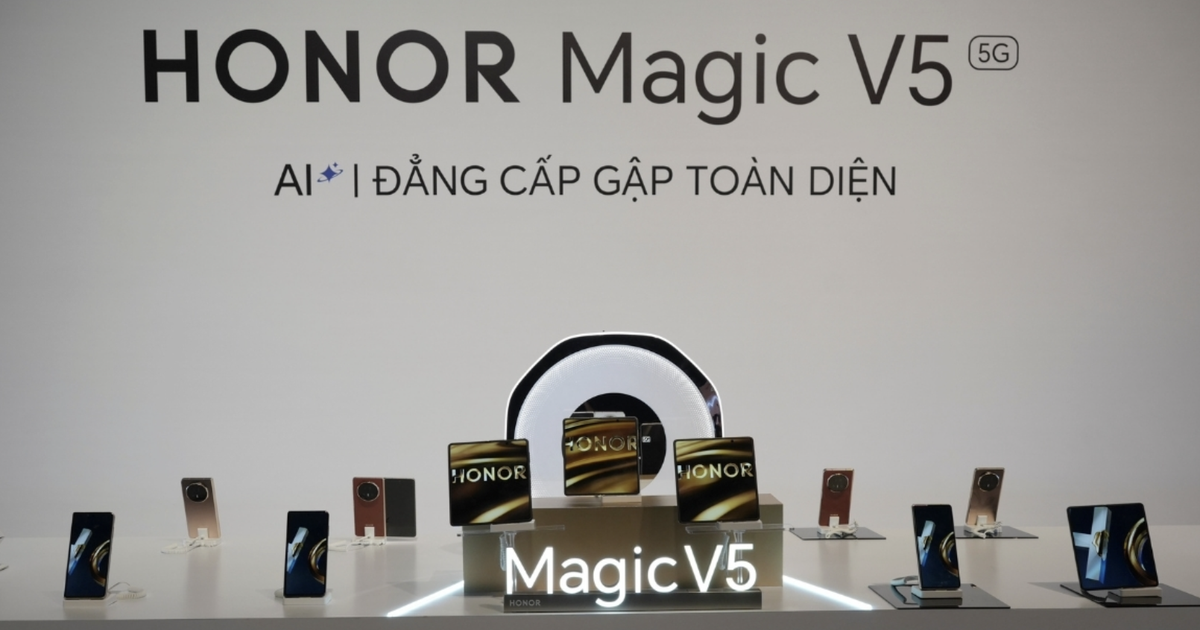 Smartphone gập đẳng cấp Honor Magic V5 ra mắt thị trường Việt