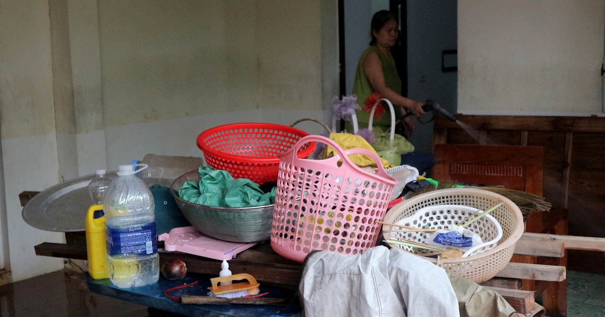 Nỗi &aacute;m ảnh của h&agrave;ng trăm hộ d&acirc;n ở &#039;rốn ngập&#039; H&agrave; Nội