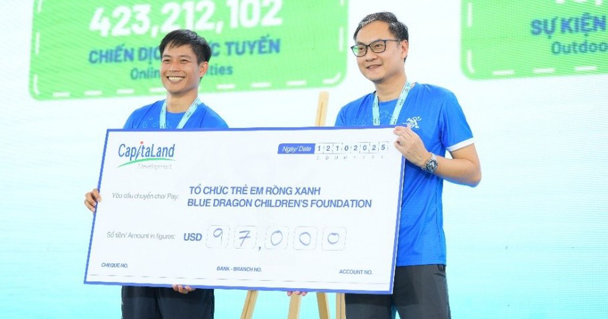 CapitaLand tài trợ hơn 2,5 tỉ đồng trong chiến dịch "Bước chân gắn kết yêu thương" mùa 3