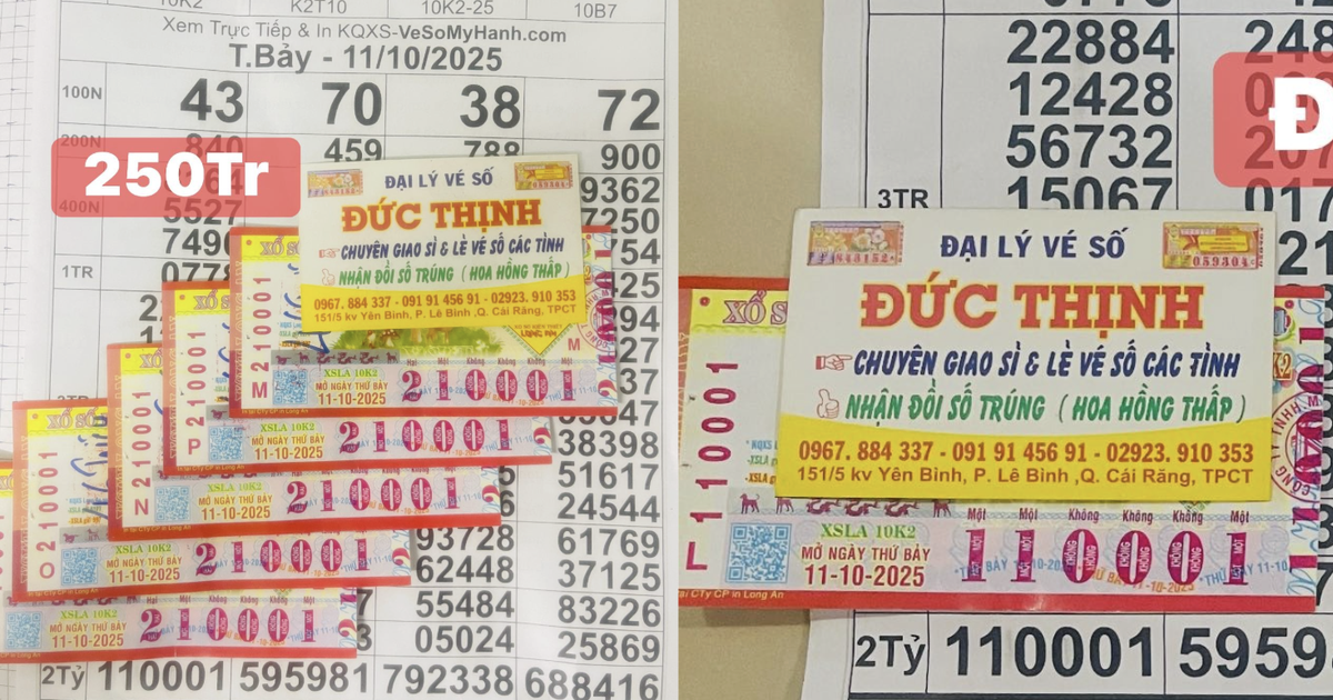 Mua số &#039;qu&aacute;i&#039; 110001, chủ qu&aacute;n c&agrave; ph&ecirc; tr&uacute;ng độc đắc xổ số miền Nam... lần hai