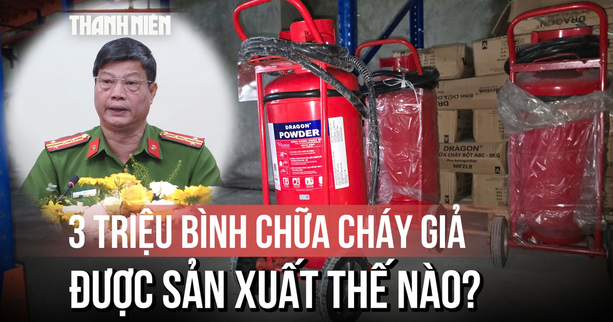 3 triệu bình chữa cháy giả được sản xuất, tiêu thụ thế nào?