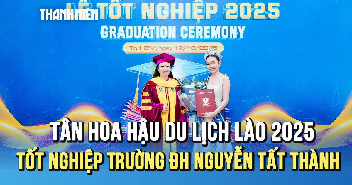 Tân Hoa hậu Du lịch Lào 2025 và hành trình trở thành tân cử nhân dược Trường ĐH Nguyễn Tất Thành