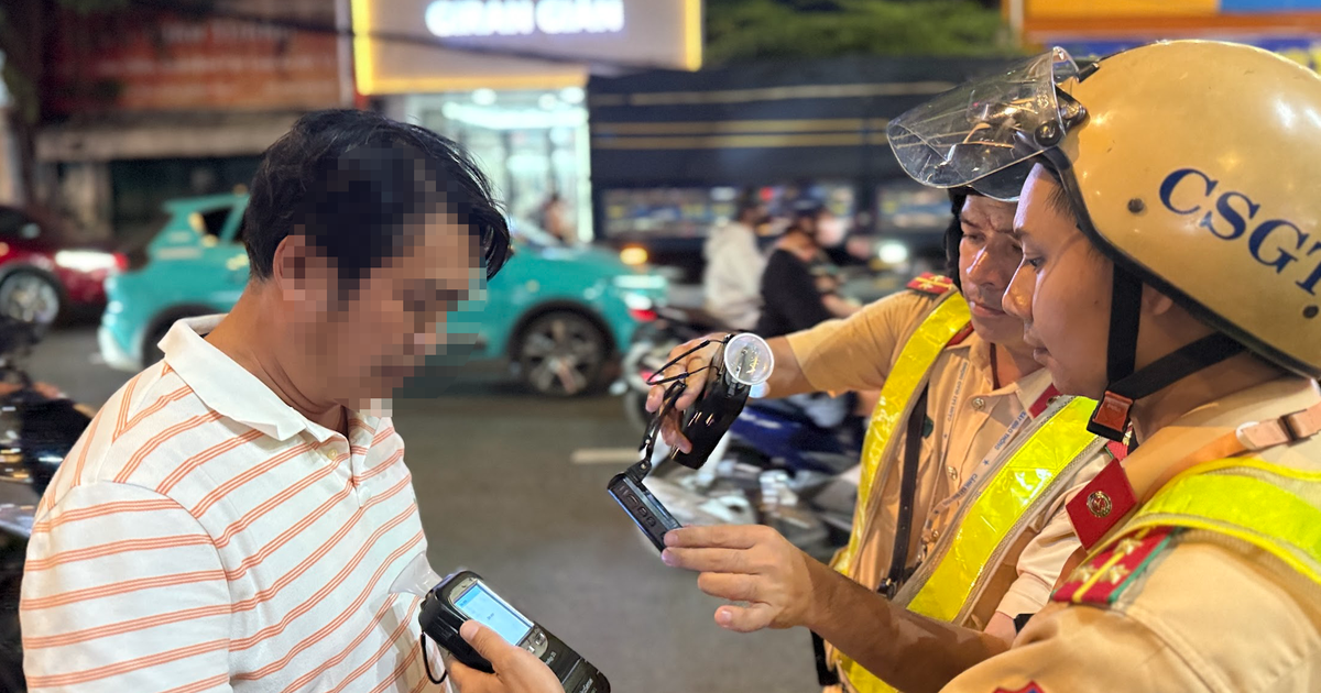 4 ng&agrave;y ra qu&acirc;n, CSGT TP.HCM phạt 1.800 người vi phạm nồng độ cồn